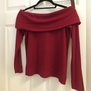 Loft off shoulder top